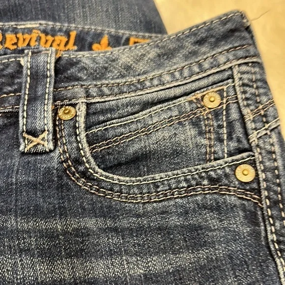 Rock revival Steffen skinny jeans, size 28/30 - Picture 3 of 17